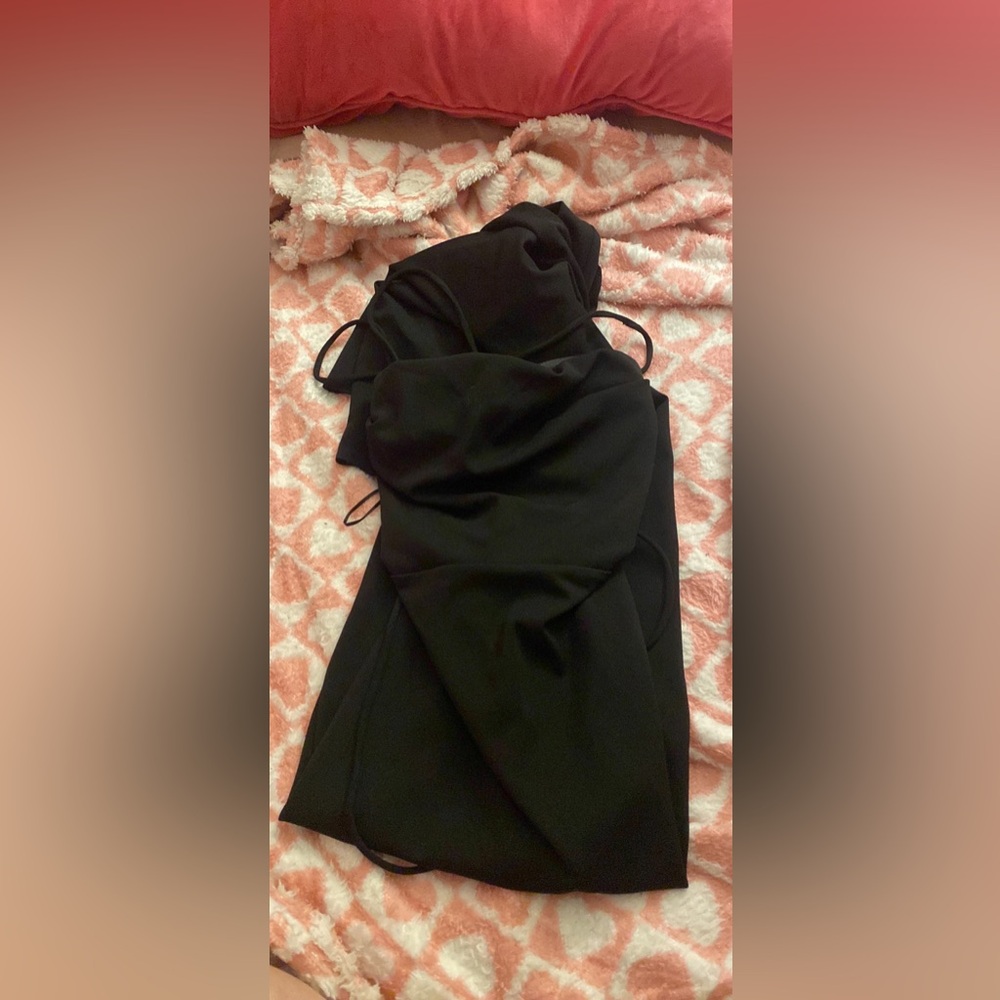 Long black formal dress
